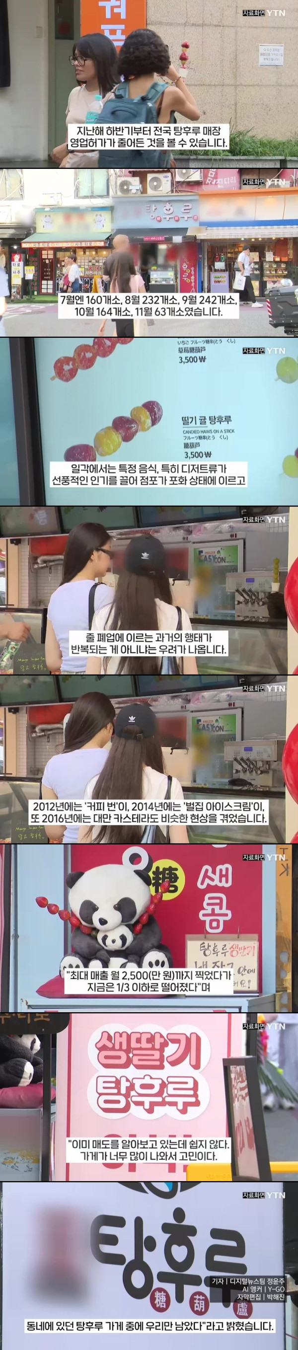 탕후루 매장들 근황