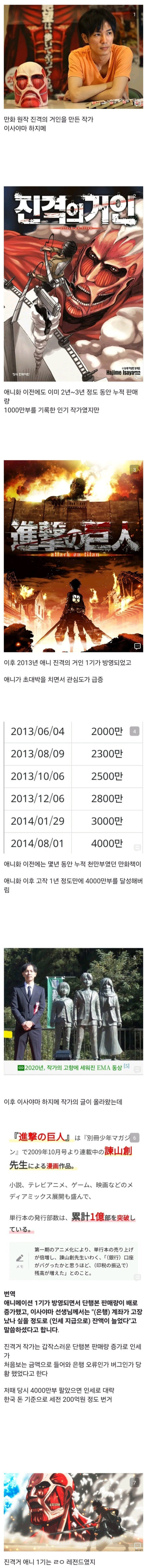 만화 대박난 이후 자기 통장 보고 놀랐다는 일본 만화가