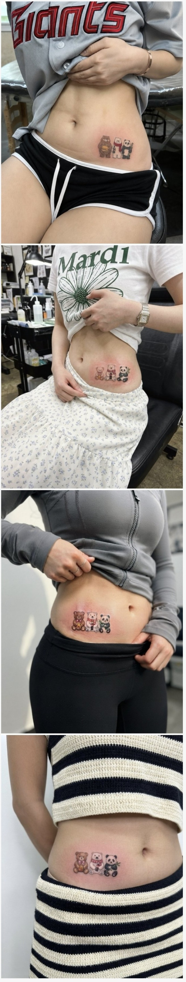 요즘 여자들한테 유행한다는 타투 ㄷㄷ