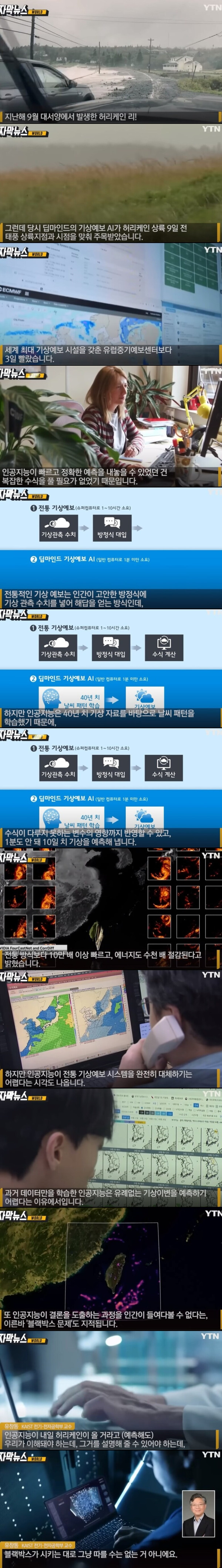 기상청보다 10만배 빠르다는 인공지능