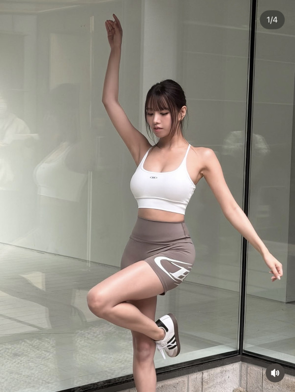 나띠 숏레깅스 몸매