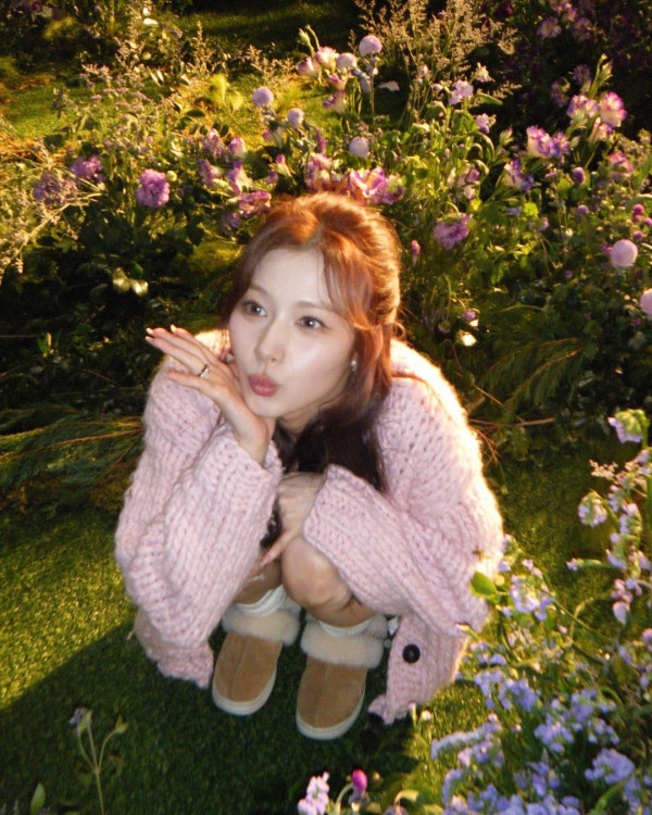 레이스 란제리 슬립 트와이스 사나