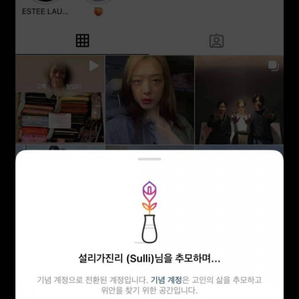 설리,구하라 인스타그램 근황