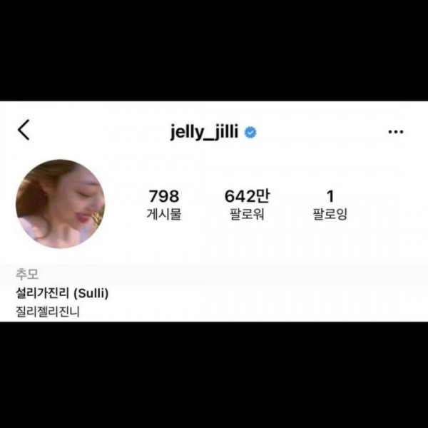 설리,구하라 인스타그램 근황