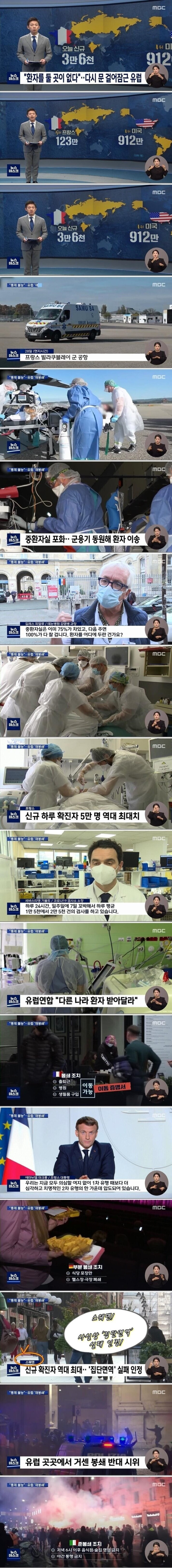 코로나 집단면역 외치던 스웨덴.. 유럽 현재 상황