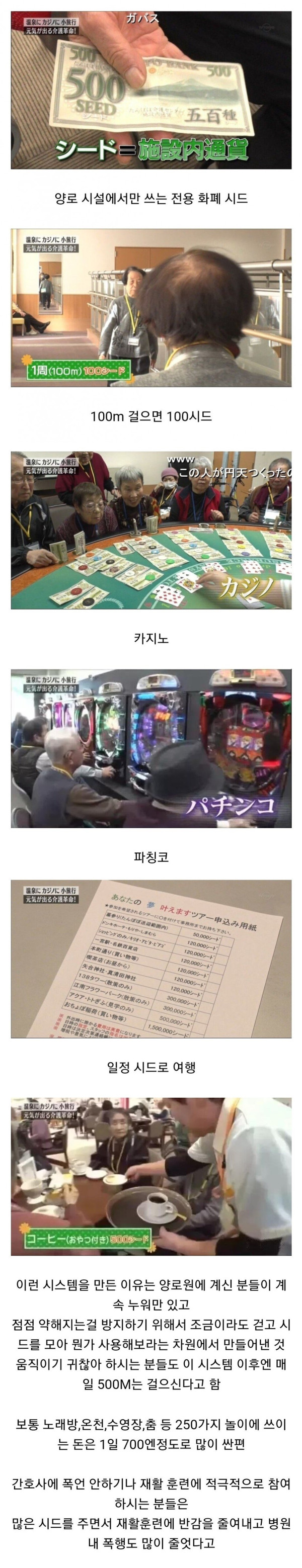 일본 양로원의 아이디어