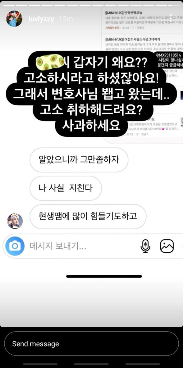 리지 인스타 악플러
