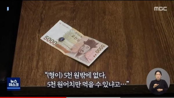 형편이 어려운 형제에게 무료로 치킨을 대접한 사장님