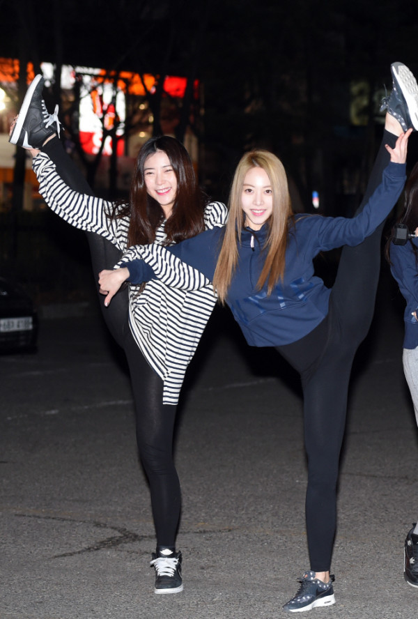 브레이브걸스 떠도는 레깅스 사진