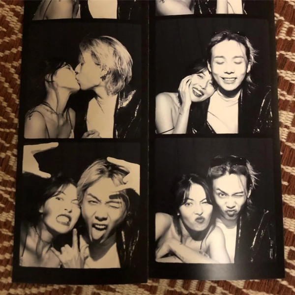 현아❤이던 흑백사진