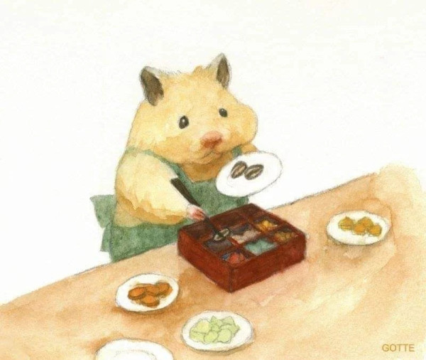 햄스터가 사람처럼 산다면