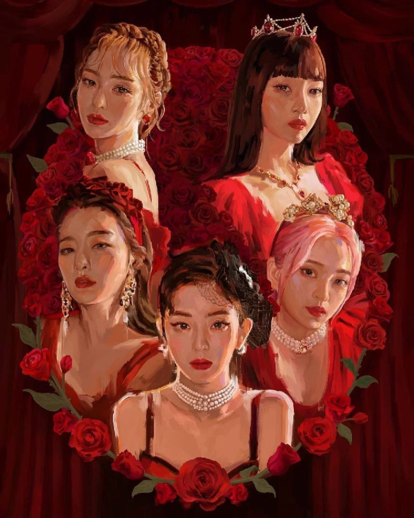 동화 속 공주들 같은 레드벨벳 콘서트 포스터