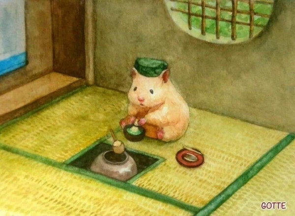 햄스터가 사람처럼 산다면