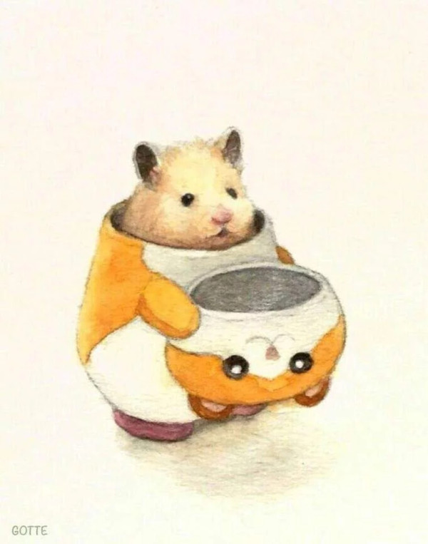 햄스터가 사람처럼 산다면