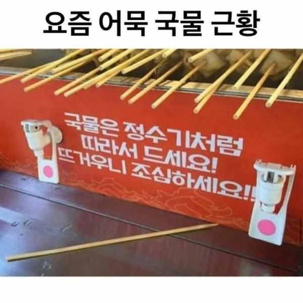 요즘 어묵 국물 근황