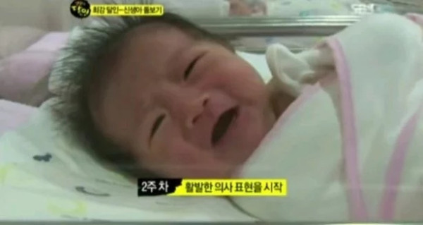 신생아는 주마다 차이가 난대